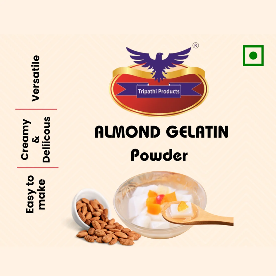Almond flavoured Gelatin Powder