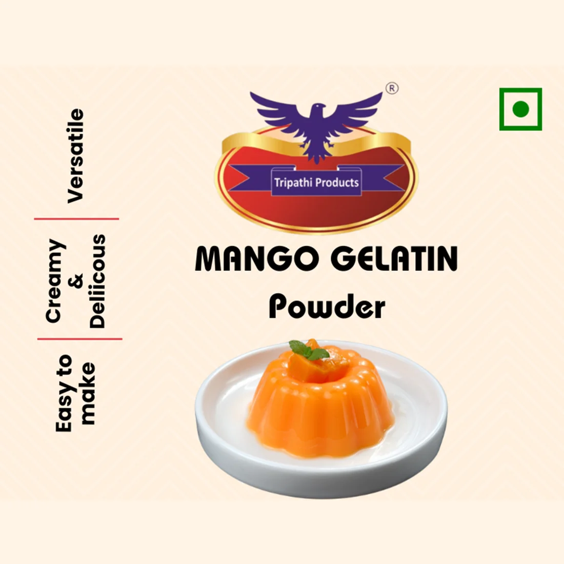 Mango flavoured Gelatin Powder