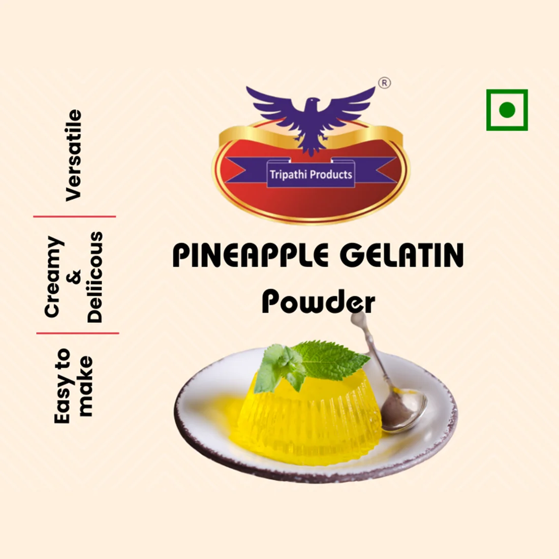 Pineapple flavoured Gelatin Powder